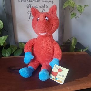 Dr. Seuss Fox In Socks Kohls Care Plush NEW